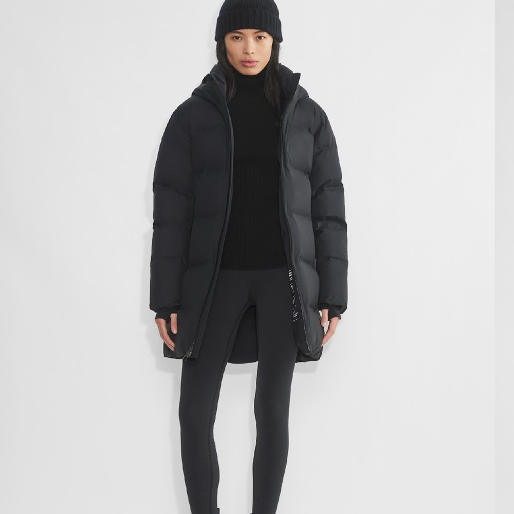Aritzia Black Puffer Coat